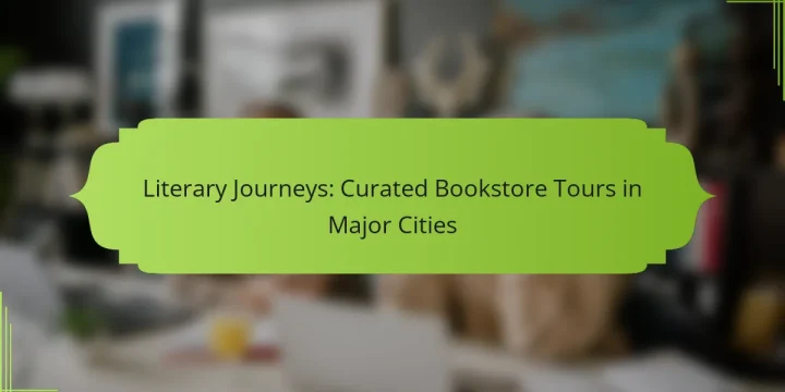 Literary Journeys: Curated Bookstore Tours in Major Cities