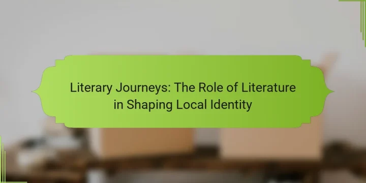 Literary Journeys: The Role of Literature in Shaping Local Identity