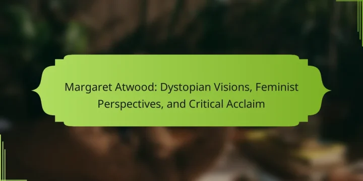 Margaret Atwood: Dystopian Visions, Feminist Perspectives, and Critical Acclaim
